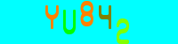 Blue Captcha Image