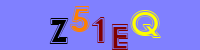 Blue Captcha Image