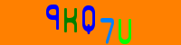 Blue Captcha Image