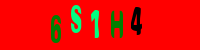 Blue Captcha Image