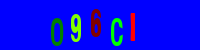 Blue Captcha Image