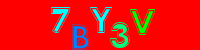 Blue Captcha Image
