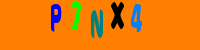 Blue Captcha Image