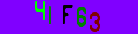 Blue Captcha Image
