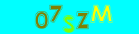 Blue Captcha Image