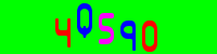 Blue Captcha Image