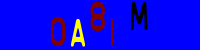 Blue Captcha Image