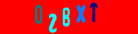 Blue Captcha Image
