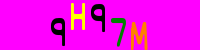 Blue Captcha Image