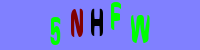 Blue Captcha Image