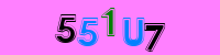 Blue Captcha Image