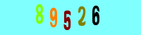 Blue Captcha Image