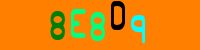 Blue Captcha Image