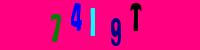 Blue Captcha Image