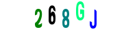 Blue Captcha Image