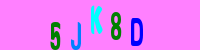 Blue Captcha Image