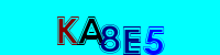 Blue Captcha Image