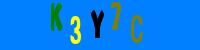Blue Captcha Image