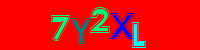 Blue Captcha Image