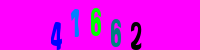 Blue Captcha Image