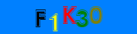 Blue Captcha Image