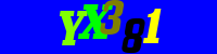 Blue Captcha Image