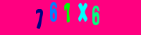 Blue Captcha Image