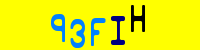 Blue Captcha Image
