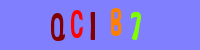 Blue Captcha Image