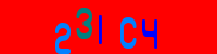 Blue Captcha Image