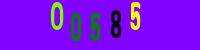 Blue Captcha Image
