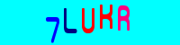 Blue Captcha Image