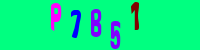 Blue Captcha Image