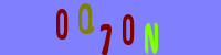 Blue Captcha Image