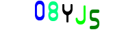 Blue Captcha Image