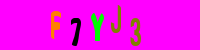 Blue Captcha Image
