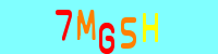 Blue Captcha Image