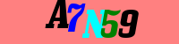 Blue Captcha Image
