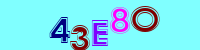 Blue Captcha Image