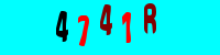 Blue Captcha Image