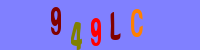Blue Captcha Image