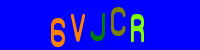 Blue Captcha Image