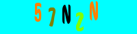Blue Captcha Image