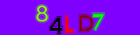 Blue Captcha Image