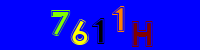 Blue Captcha Image
