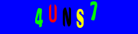 Blue Captcha Image