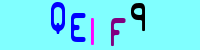 Blue Captcha Image