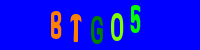 Blue Captcha Image