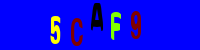 Blue Captcha Image