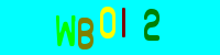 Blue Captcha Image